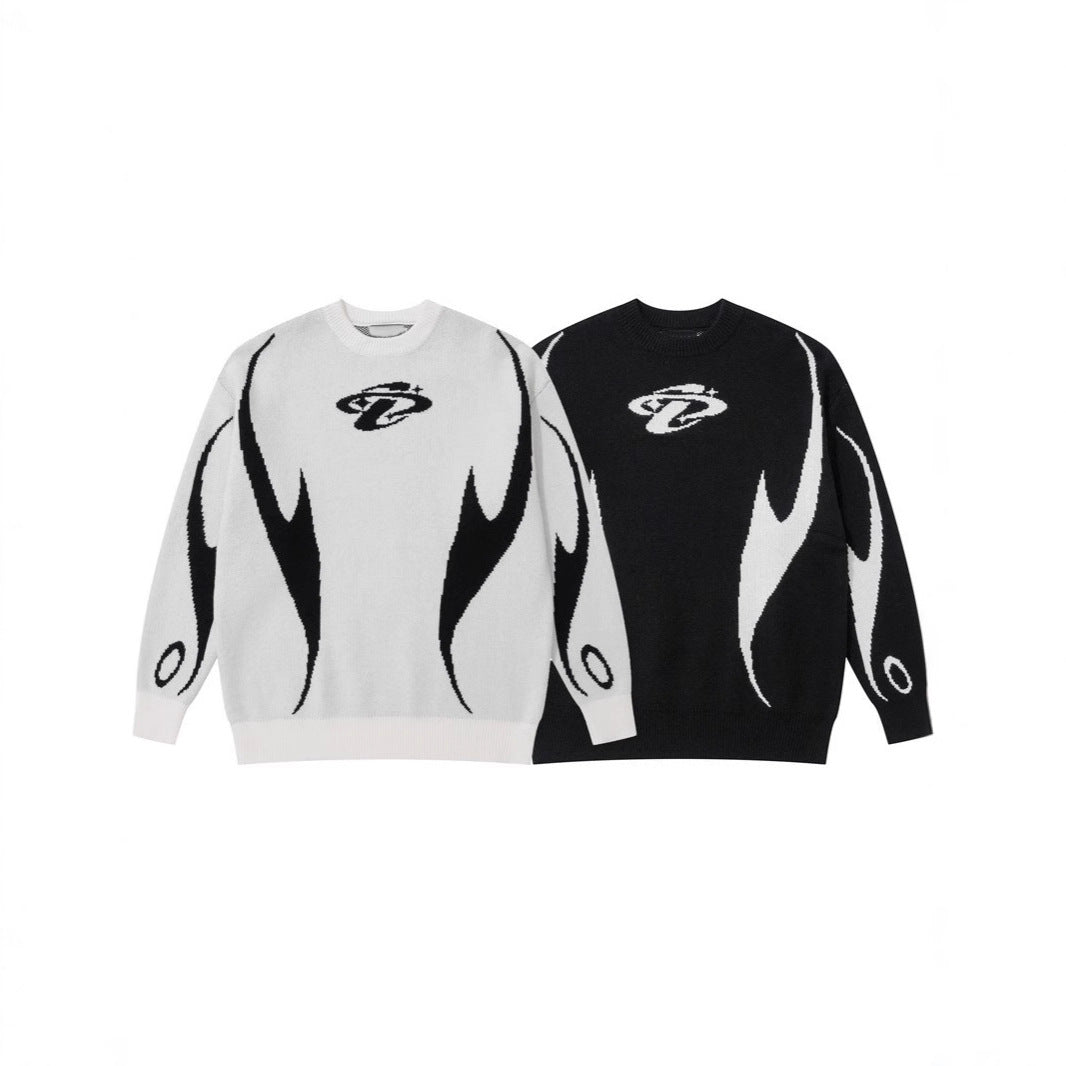 American-style Casual Loose-fitting Unisex Sweater